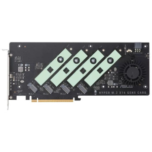 Asus Hyper M.2 x16 Gen 5 kártya > 4 x belső NVME M.2 SSD-hez #1