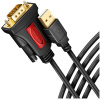 Axagon USB-A - soros RS-232 DB9-M kábel, 1,5m #1