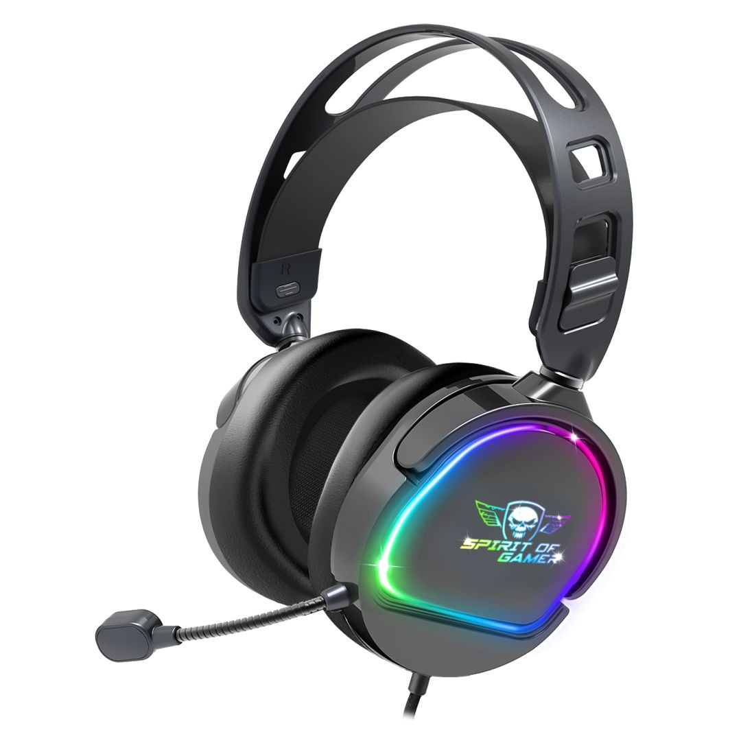 Spirit of Gamer PRO H6 RGB Gaming Headset (fekete) #1
