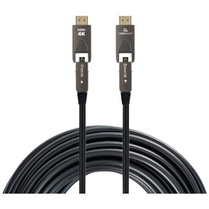 Gembird HDMI-HDMI Aktív Optikai (AOC) kábel adapterrel 20m 4K 60Hz #2