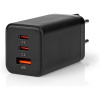 Nedis USB fali GaN gyorstöltő 65W (220V) - 3.0 / 3.25A (1x USB-A, 2x USB-C) #3