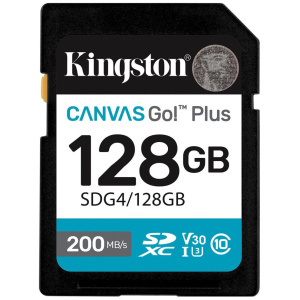 128GB Kingston Canvas Go! Plus G4 SD memóriakártya (Class U3) #1