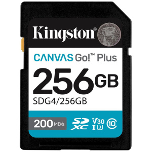 256GB Kingston Canvas Go! Plus G4 SD memóriakártya (Class U3) #1
