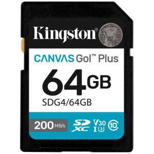 64GB Kingston Canvas Go! Plus G4 SD memóriakártya (Class U3) #1