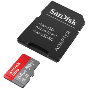 64GB Sandisk Ultra microSD kártya + SD adapter (Class 10) #2