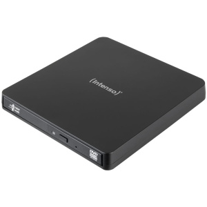 Intenso EOD 400D Slim DVD író, USB-A / USB-C (fekete) #1