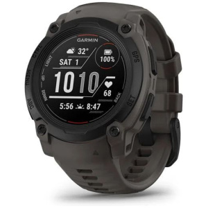 Garmin Instinct E 40mm okosóra (fekete, sötétszürke szilikon szíjjal) #1