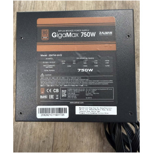 Zalman GigaMax ZM750-GVII 750W tápegység (használt) #2