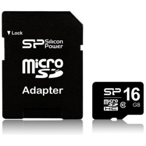 16GB Silicon Power Elite microSD kártya + SD adapter (Class 10) #1