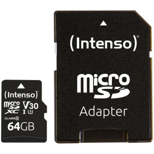 64 GB Intenso Professional microSD kártya + SD adapter (Class 10) #1