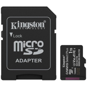 1TB Kingston Canvas Select Plus G3 microSD kártya + SD adapter (Class 10) #1