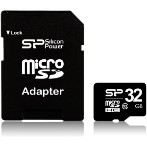 16GB Silicon Power microSD kártya + SD adapter (Class 10) #1