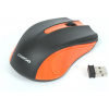 Omega vezetéknélküli optikai egér OM0419 fekete-narancs #3