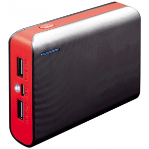 Platinet PowerBank 6000 mAh akkumulátor, 2x USB (piros) #1
