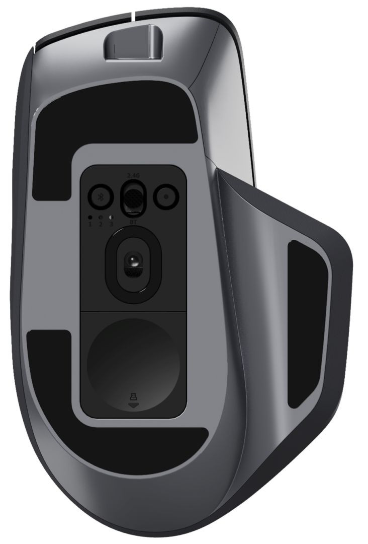 Rapoo MT760L vezeték nélküli egér (2,4Ghz + Bluetooth) (szürke-fekete) #2