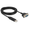 Delock USB 2.0 Type-A > soros RS-232 (9 pin) kábel 1,8m #1