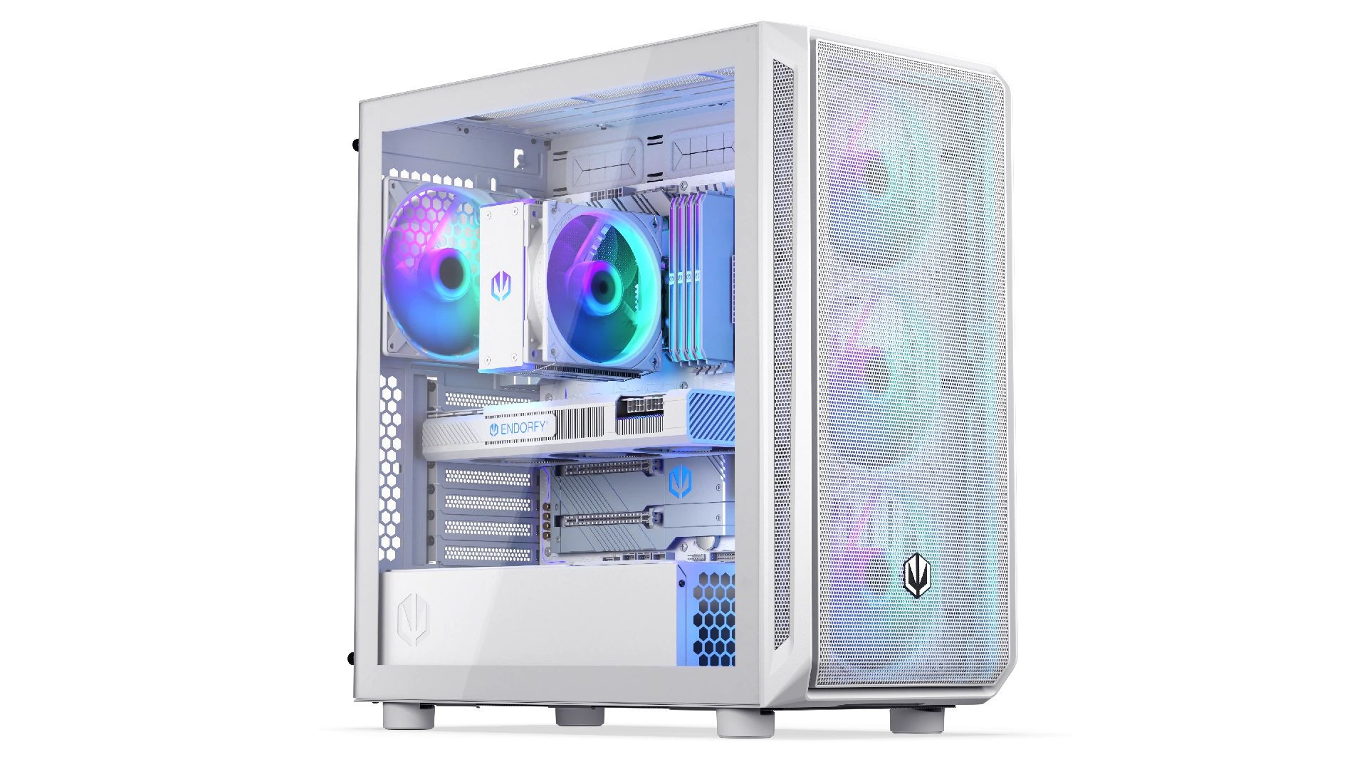 Endorfy Arx 700 ARGB Tempered Glass ház edzett üveg oldalappal (fehér) #2