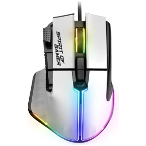 Spirit of Gamer PRO-M5 RGB Gamer egér (fehér) #1
