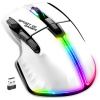 Spirit of Gamer PRO-M5 RGB vezeték nélküli Gamer egér (2,4Ghz+Bluetooth) (fehér) #2