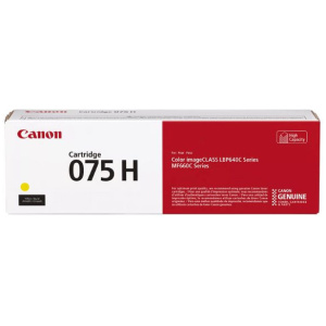 Canon Cartridge 075H nagy kapacitású toner (CRG075H) - sárga #1