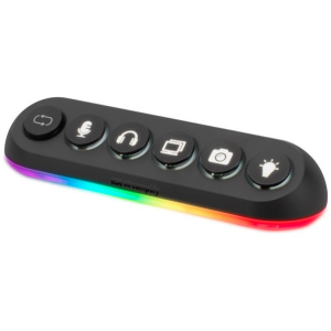 Streamplify Deck 5 5 portos RGB USB HUB, fekete #2