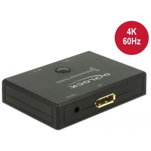 Delock DisplayPort kétirányú 4K 60Hz switch 2 port, manuális #2