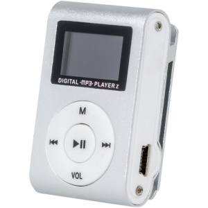 Setty MP3 lejátszó kijelzővel, ezüst #1