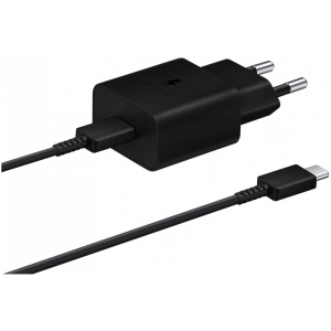Samsung 220V-os hálózati töltő 15W PD (USB-C kábellel) - fekete #1