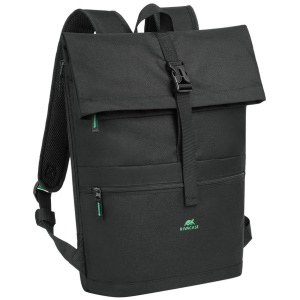 RivaCase 5517 Gremio ECO Rolltop hátizsák 15,6" (Fekete) #1