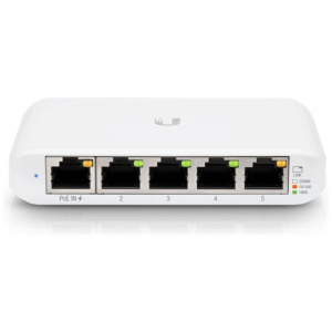 Ubiquiti USW Flex White 5-port Gbit PoE switch (bel- és kültéri) #2