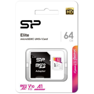 64GB Silicon Power Elite microSD kártya + SD adapter (Class 10) #2