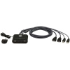 KVM 2 PC átkapcsoló - HDMI és USB csatlakozók ATEN CS22HF #1