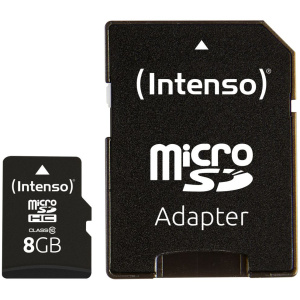 8GB Intenso Professional microSD kártya + SD adapter (Class 10) #1