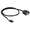 Delock USB kábel Pin Header (anya) > USB 2.0 Type-A (anya) 46 cm #1