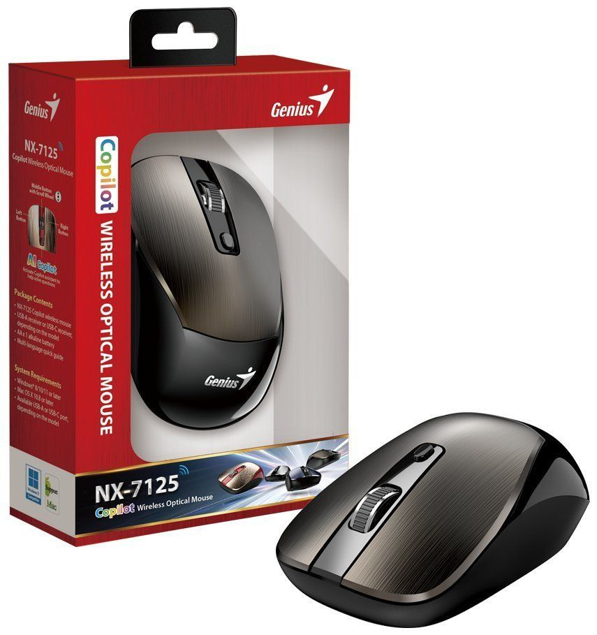 Genius NX-7125 vezeték nélküli egér (csokoládé) #5