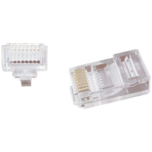 Gembird UTP csatlakozó dugó (átmenő kábeles) RJ45 Cat5e (100db) #2