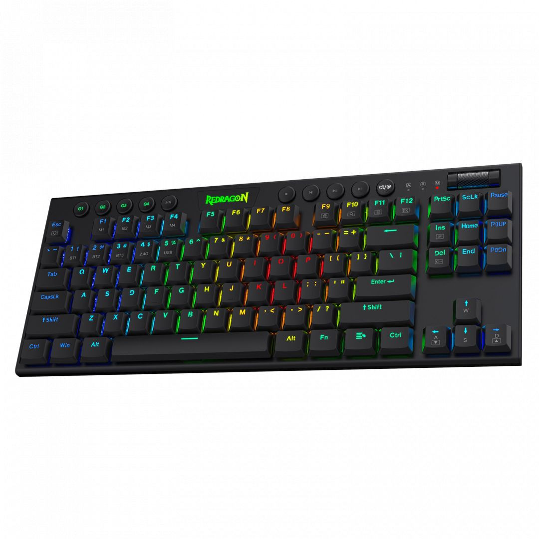 Redragon Horus TKL RGB mechanikus Gaming billentyűzet (Red Switch) #1