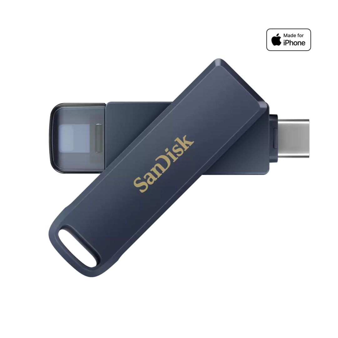 128GB Sandisk Phone Drive USB-C+Lightning Pendrive #1