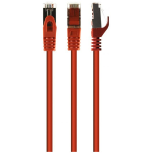 Gembird STP / FTP patchkábel Cat6a 0,5m (piros) #1