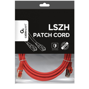 Gembird STP / FTP patchkábel Cat6a 0,5m (piros) #2