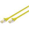 Digitus STP / FTP patchkábel Cat6a 0,5m (sárga) #1