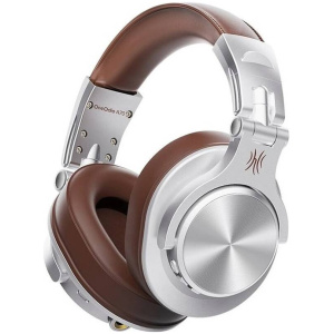 OneOdio Fusion A70 Bluetooth headset (ezüst-barna) #1