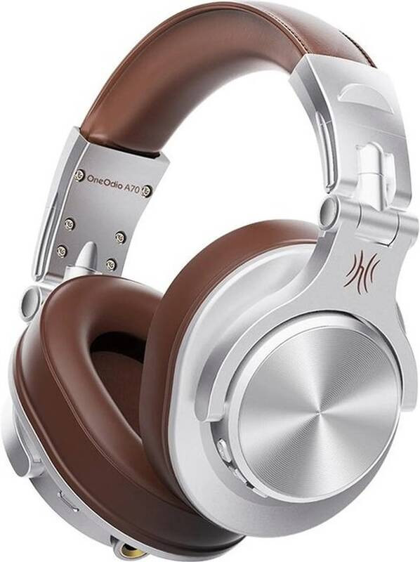 OneOdio Fusion A70 Bluetooth headset (ezüst-barna) #1