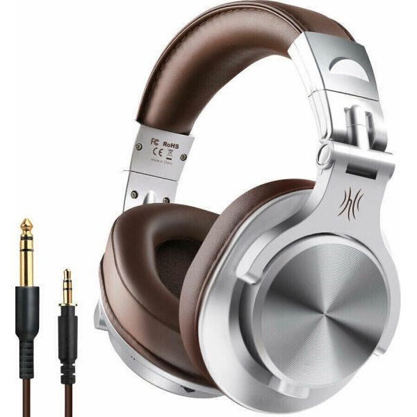 OneOdio Fusion A70 Bluetooth headset (ezüst-barna) #2