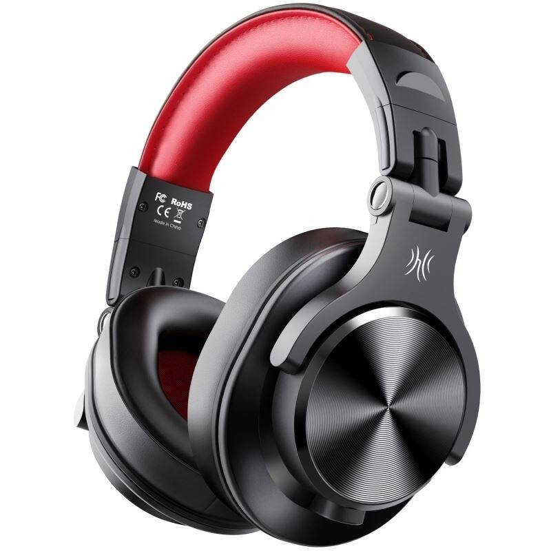 OneOdio Fusion A70 Bluetooth headset (piros-fekete) #1