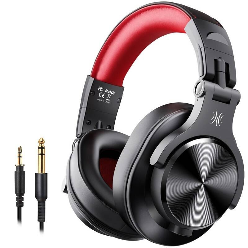 OneOdio Fusion A70 Bluetooth headset (piros-fekete) #2