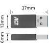 ACT USB Type-A dugó > USB 3.2 Gen 1 Type-C™ aljzat átalakító #4