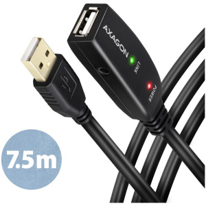 Axagon ADR-207 USB 2.0 extender kábel, aktív 7,5m #1