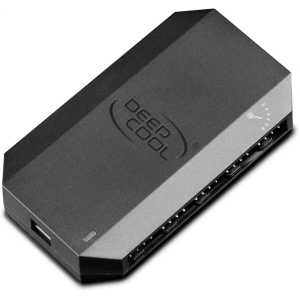 DeepCool FH-10 10 port Fan Hub PWM tápelosztó SATA tápellátással #2