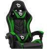 Delight BMD1115GR Gaming szék RGB világítással (fekete-zöld) #2